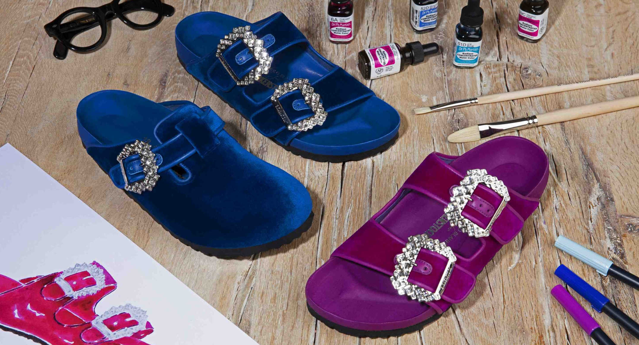 NIEUWE COLLAB: Birkenstock X Manolo Blahnik
