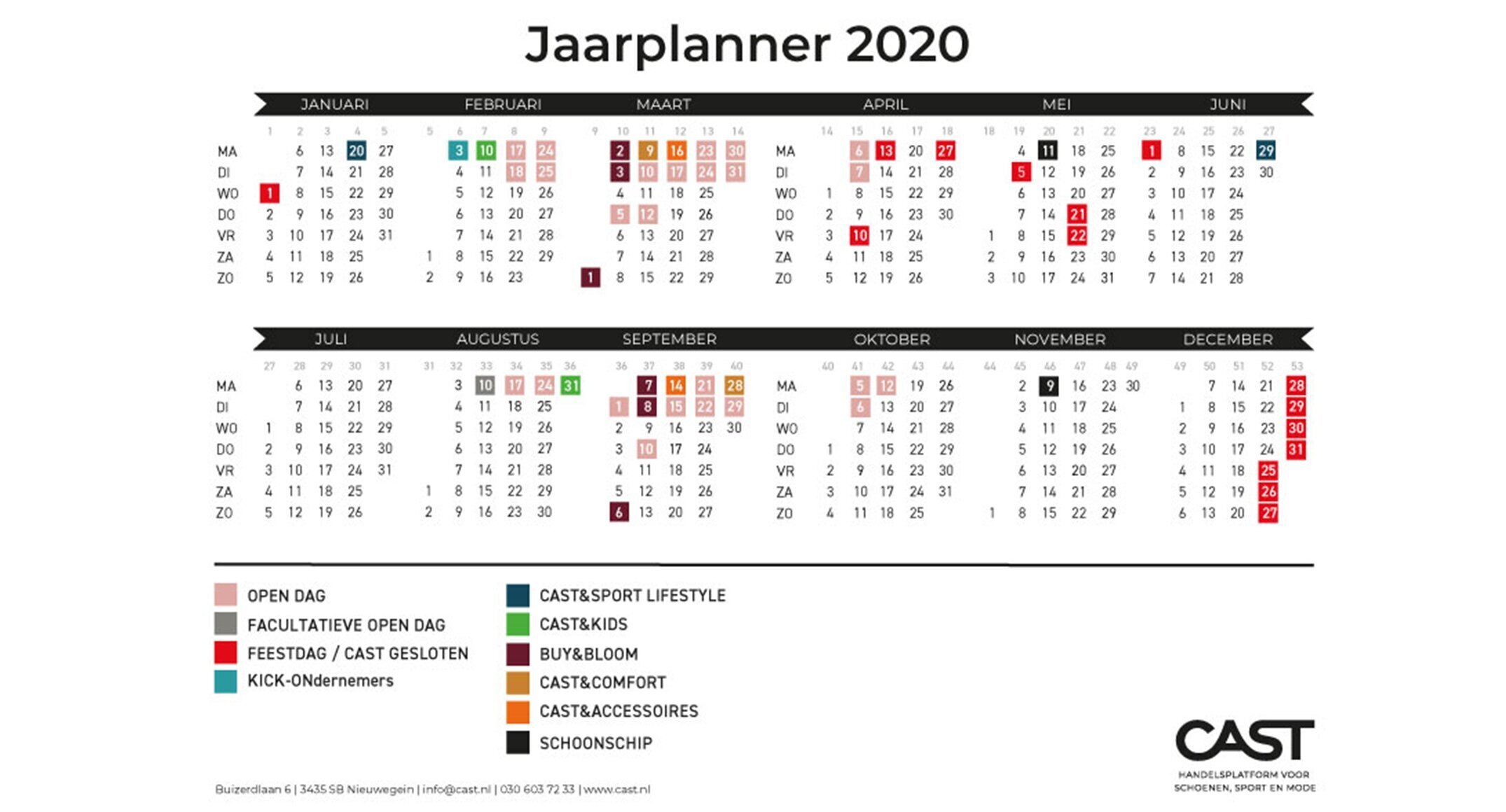 Programma CAST 2020 bekend! 