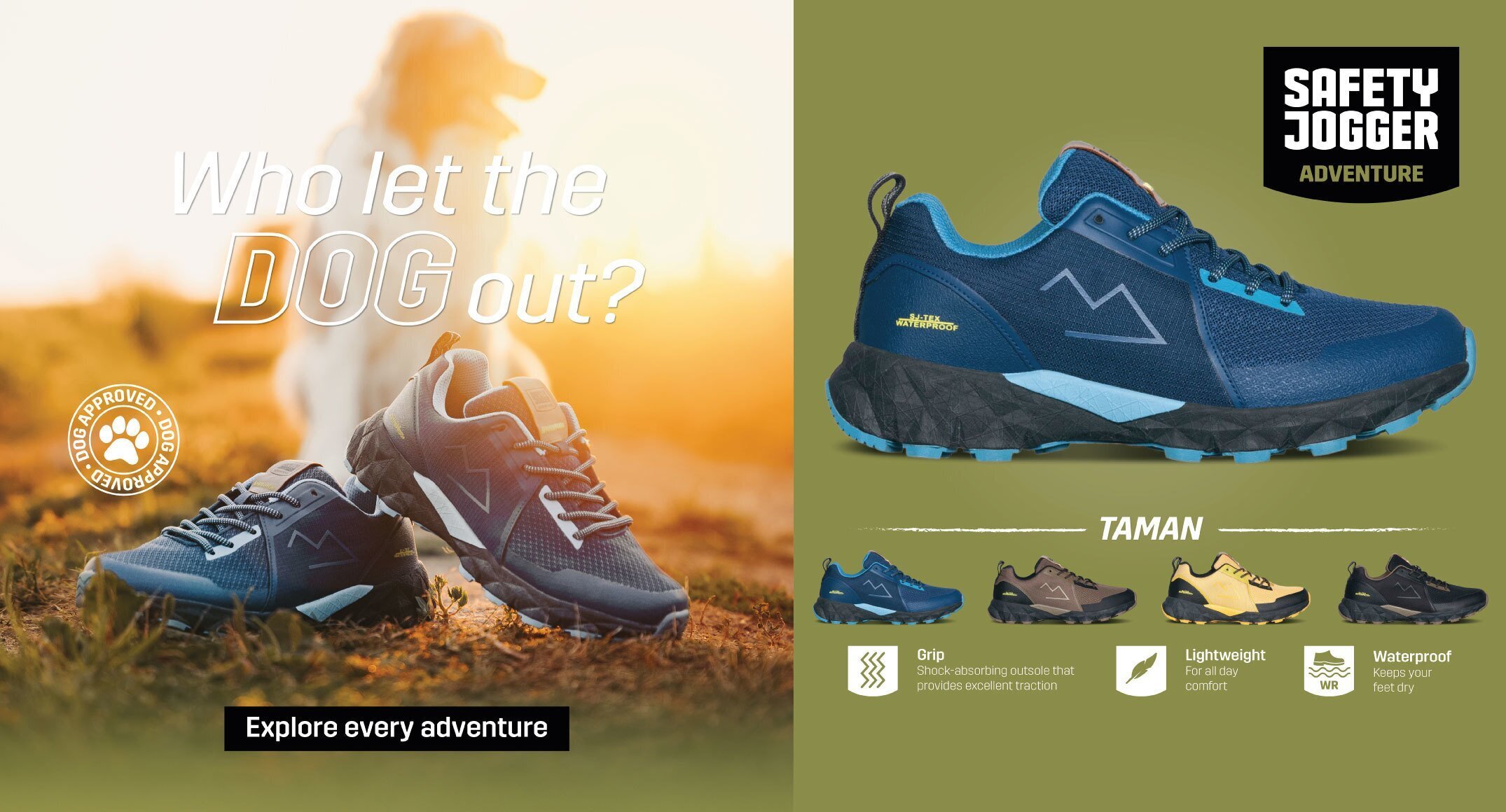 Verken elk avontuur met Safety Jogger Adventure! 