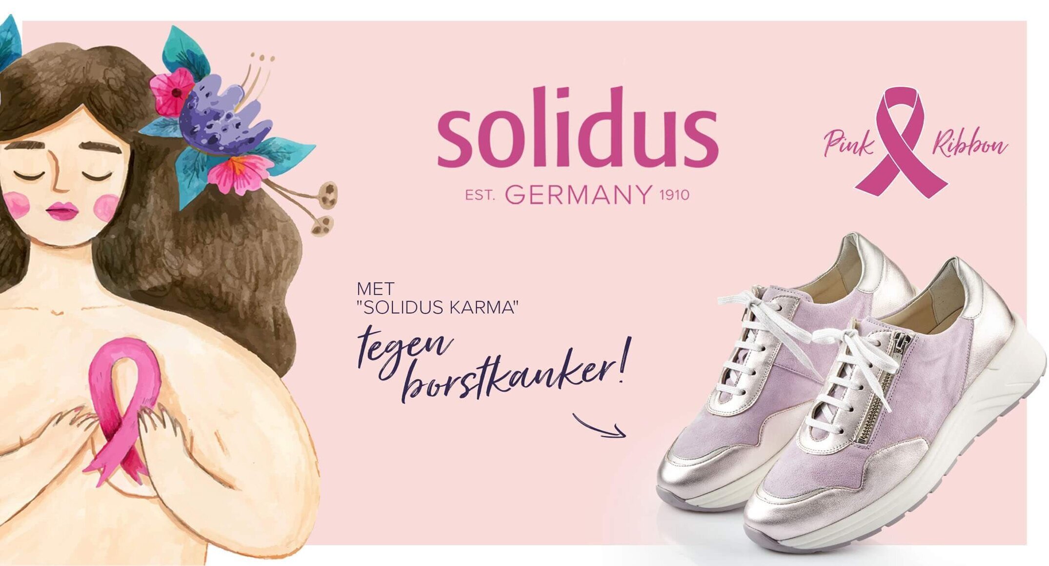 Solidus steunt Pink Ribbon en vraagt aandacht voor borstkanker