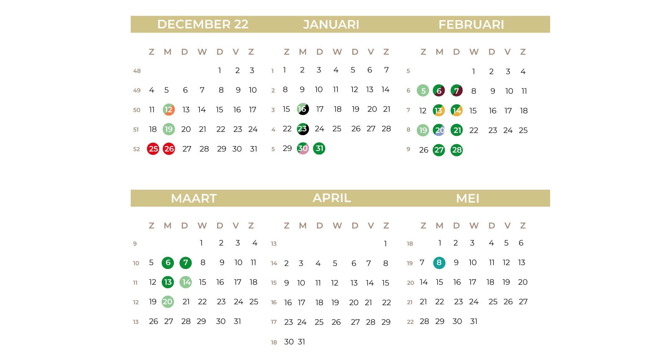 Definitieve planning inkoopseizoen AW23 
