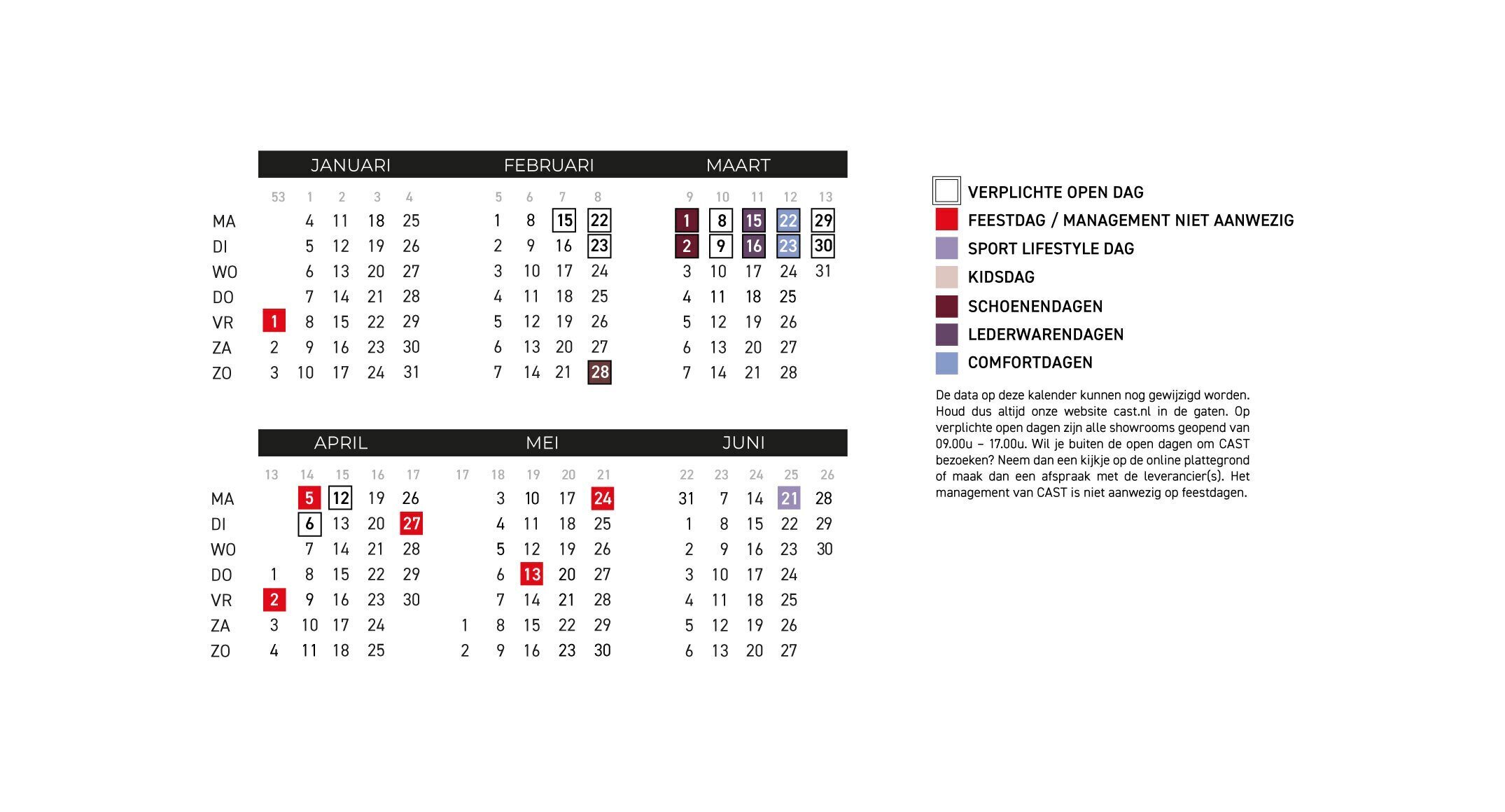 Lockdown verlengd tot 9 februari | Planning 2021-1 aangepast (ovb) 