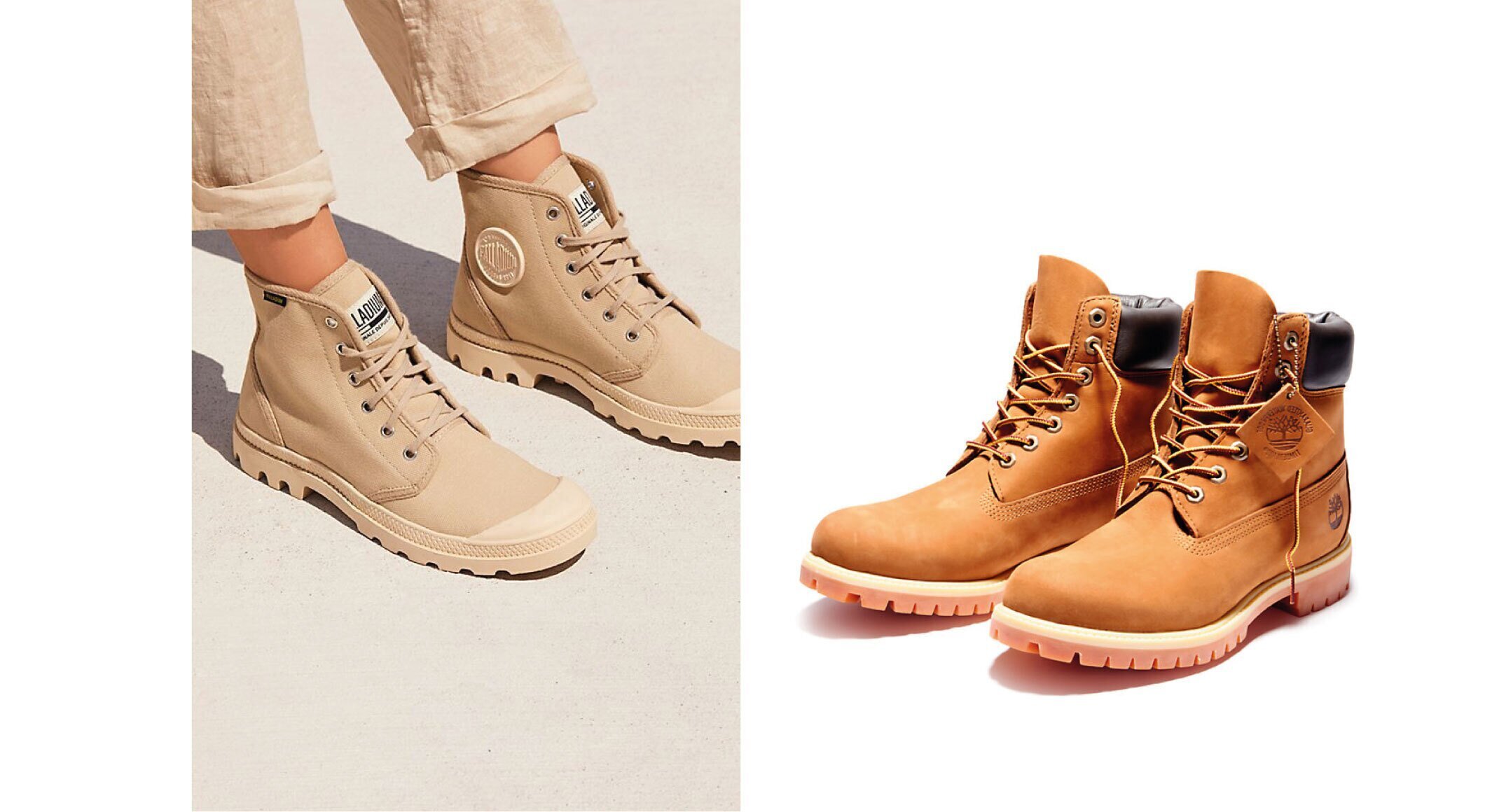 Comeback van de Timberland & Palladium